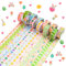 12 Rollen Washi Tape Set Ostern Washi Tape Ostern Dekorative Washi Tape Süße Küken Eier Karotte Hase Ostern Frühling Washi Tapes DIY Papier Tape Künste für Handwerk Scrapbook Pläne Geschenkverpackung