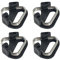 PartyKindom 4pcs Camera Strap Triangle Hook Adapter Ring Compatible Stainless Steel Buckle for Dslr Camera Fit
