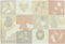 Sander Tischläufer Happy Easter Ostern 32 x 96cm Baumwolle Gobelin rosa grau Creme