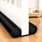 Under Door Draft Stopper for Bottom of Door Insulation for Winter 36” Sound proofing of Door Draft stoppers for Bottom of Door Barrier Adjustable Under Door Gap Filler and Door Sweep Black