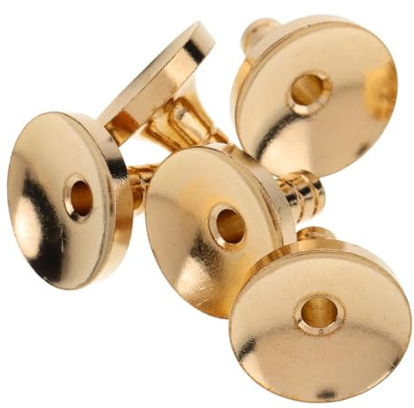 IMIKEYA 5 Pièces Porte- en Laiton en Forme D'Entonnoir Porte- Cône Base Encensoir Support De Reflux Base De Plateau Conique Cascade Brûleur D' Rétro Support De