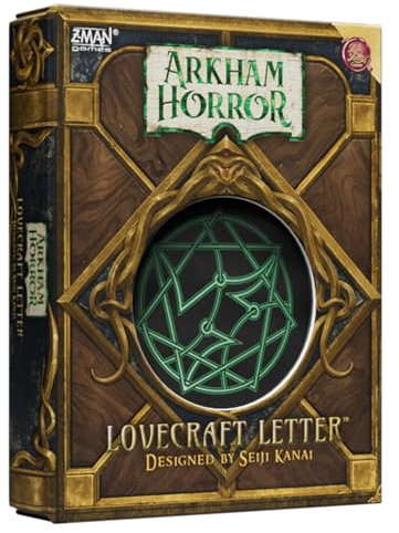 Z-Man Games | Arkham Horror: Lovecraft Letter | Card Game | Ages 14+ | 2-6 Players | 20+ Minutes Playing Time