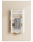 EMKE Sèche-Serviettes de Salle de Bain 75 x 40 cm, Porte-Serviettes Chauffant, Sèche-Serviettes, Radiateur de Salle de Bain avec raccord Central, Chauffage de Salle de Bain, Blanc, 244 W