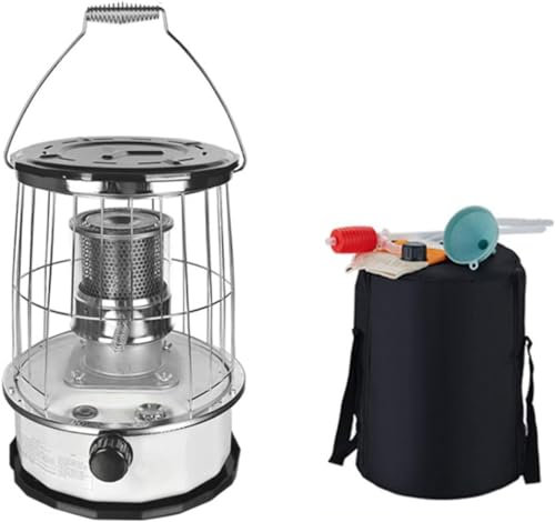 PXDOHQAW Space Heaters Réchaud À Kérosène de Capacité (6L) Pour La Pêche Sur Glace, Le Camping Et La Maison, Four À Combustible Portable