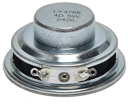 JUYAXIN Altoparlanti a gamma completa, diametro 45 mm, 4 Ohm, 5 W, bordi in poliuretano, altoparlanti con magneti interni per un suono potenziato