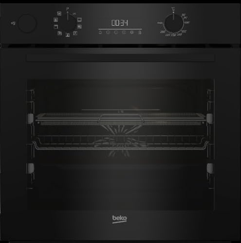 Beko BCBIS17300KSBCS: Beyond DeepBlack Multifunktions-Backofen SteamAssist AirFry, B300, 9 Funktionen