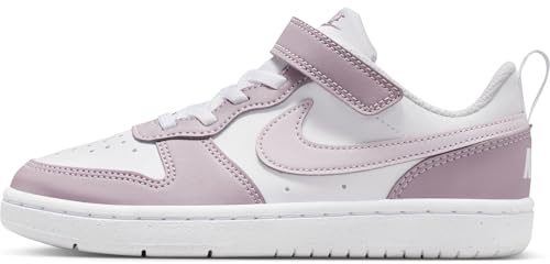 Nike Kinder Court Borough Low Recraft (Ps) Freizeit-Schuhe, White/Venice/Plum Fog/White, 32