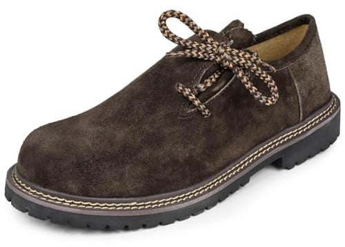 ALESSANDRO SALVARINI Herren Trachten Leder Schuhe (40-47) Trachtenschuhe Haferlschuhe AS453