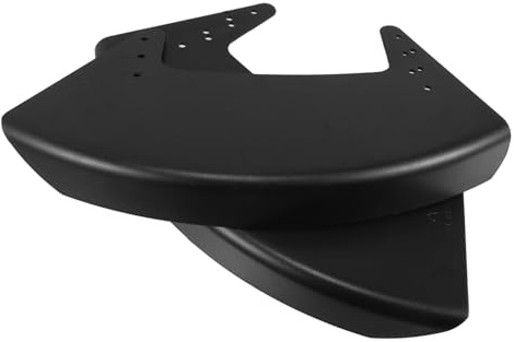 Rollstuhl Windschutz 2 Stück Links Rechts ABS Schwarz 36,3x21x4,3cm | Hinterräder und Sportrollstühle, Robustes ABS, Abnehmbar, für Drinnen und Kieswege