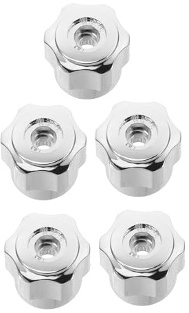 LOLIPPYY 6 Stück Teiliges Handrad Wasserhahn Griff aus Kunststoff Ersatz für Eckventil Heiß kalt Ventilknöpfe Ergonomisch Passend für Bad und Küche Vielseitig Einsetzbar für Waschtisch und