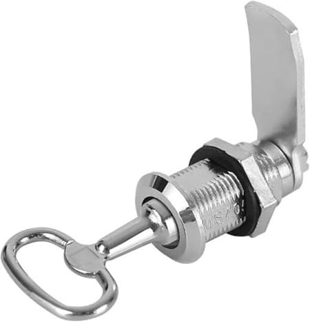 Möbelschlösser, Universelles Nockenschloss aus Zinklegierung for Türen, Schränke, Briefkästen, Schubladen und Spinde mit Schlüssel (17–60 mm)(40mm)