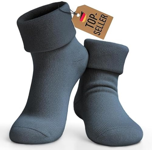 JaBranDo - Kuschelige Bettsocken Unisex - Flauschige, nahtlose Schlafsocken für Damen & Herren - Warme Nachtsocken für Wellness & Yoga - paarweise verkauft