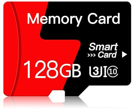 128GB Micro SD Card Memory Card With Adapter High Speed Class 10 For Smartphone,Camera,Security Cams,Tablet and Drone