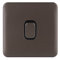 Schneider Electric Lisse Interrupteur sans vis 10 AX 1 G, marron, GGBL1014BMBS, 240V