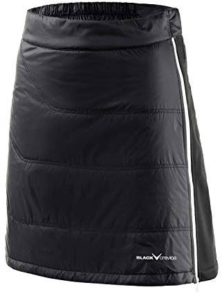 Black Crevice Damen Skirock, schwarz, Gr. 38