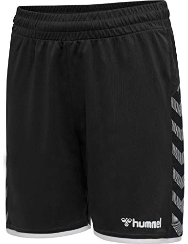 hummel Authentic Poly Short Kids F9001 schwarzweiss, 10 (140) Kinder
