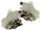 2x Serrattura chiusura centralizzata Posteriore Sinistro Destro per Leon Toledo II Superb I Bo-ra Golf Pas-sat 1.4L-4.0L 1998-2013