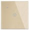 Yagusmart WiFi Smart Wall Light Switch, No Neutral Wire Required, No Hub Required, Compatible with Alexa and Google Home, APP Remote Control, Timing Function, Voice Control(1 gang-gold)
