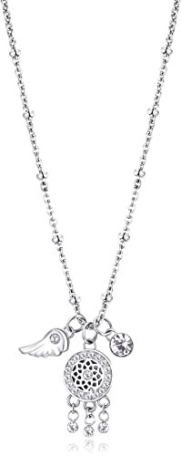 Brosway Halskette Frau aus Edelstahl mit Symbolen Traumfänger, Halskette Frau Kollektion CHAKRA - BHKN055