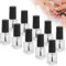 Agatige 10 Stück Nagellack-Glasflasche, leer mit Pinselkappe, Trichter, Mischkugeln, Nagellack-Applikator für Zuhause und Nagelstudio