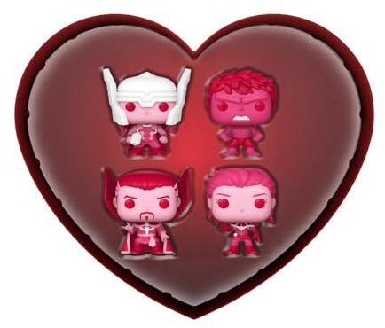 Funko Pocket Pop! Marvel Classic Val Box 4 Pieces - Doctor Strange - Marvel Comics- Porte-clés - Mini-Figurine en Vinyle à Collectionner Porte-clés Fantaisie - Cadeau de Noël - Idée de Cadeau