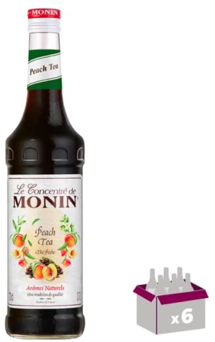 Lot de 6 Sirop - Thé pêche - 70cL