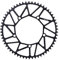 Plato de bicicleta, dientes positivos y negativos de bicicleta 130BCD Manivela Disco único 130BCD 50 52 54 56 58T para la mayoría de las bicicletas Bicicletas de carretera Bicicletas de montaña(58T)