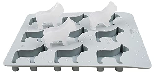 Französische Bulldogge Geschenke: Silikon-Eiswürfelform und Leckerli-Form für Hundeliebhaber