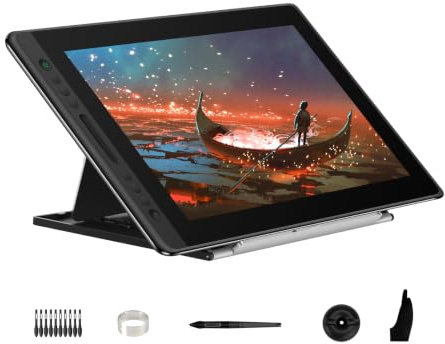 HUION Kamvas Pro 16 Graphic Tablet 5080 lpi 344.16 x 193.59 mm USB Black