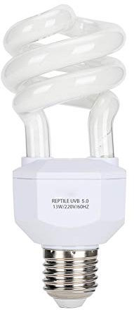 HEEPDD 13W 220V UVB Reptilienlampe, Reptilienlampe, Reptilienschildkröte Schildkröte für Schlange (5.0)
