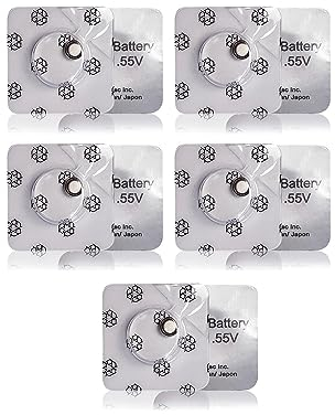 PingaOculto Oreillette Espion Ecouteur Mini - Batterie Bouton à l'oxyde d'argent et Voltage de Batterie 1,55 V 8 mAh (10 Unités de Batterie 337 - SR416SW Oreillette Espion VIP Pro Mini o Supermini)