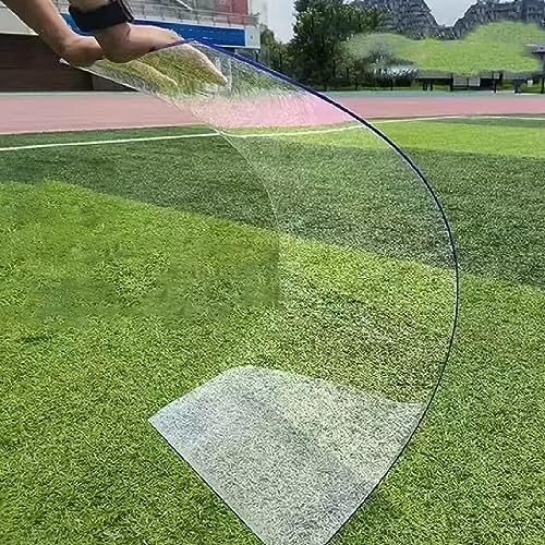 Polycarbonat Platte,Klar Acrylplatten,Transparente PC Platte,Dach Gewächshaus Regensichere Isolierung Kunststoffplatten,für Vordach,Terrassenüberdachung,Carport Ersatzplatten (20x40cm,3mm)