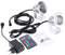 Greensen Lampe de Fontaine Sous-marine RVB pour éclairage de Décoration 90-265 V, Coque en Acier Inoxydable 5050 RVB, Excellente Performance d'étanchéité (Prise UE)