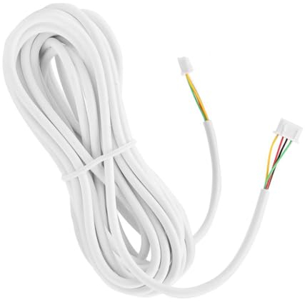 Cavo di Rame Flessibile a 4 Nuclei, Cavo a Filo per Videocitofono, Cavo Rotondo in Rame da 0,3mm per Sistema di Videocitofono, Cavo per Campanello Isolante in PVC