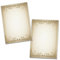 2 Briefblöcke Vintage Papyrus Altes Papier Briefpapier für Jungen Mädchen Kinder und Erwachsene Geschenk (2 Blöcke A4 mit je 25 Blätter)