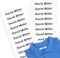 Papa Prints Pack of 60 Iron on Labels for Clothes (46 x 8 mm) Name tag Waterproof Personalised Iron on Name Labels for Clothes
