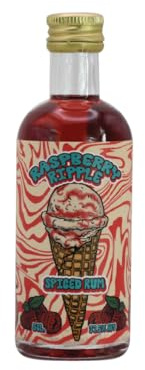 The Custom Spirit Co. Raspberry Ripple Spiced Rum 5cl | Premium Caribbean Rum with Raspberry & Vanilla Notes | Perfect Miniature for Tastings or Gifts | 37.5% ABV | 5cl Bottle