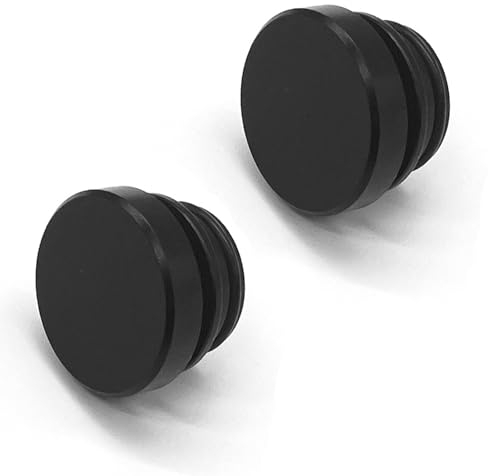 Buaak 2 Stück Zigarettenanzünder Abdeckkappe, Aluminium Zigarettenanzünder Buchse, Knopf Staubkappe, Wasserdicht, Zigarettenanzünder Stecker für Auto, LKW, Boot, Lastwagen,SUVs,Yachten Kfz-Zubehör