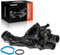 Frankberg 1x Termostato 2 polos Compatible con 308 SW II L4 LC LJ LR LX 1.6L 2014-2021 C4 Grand Picasso II DA DE 1.6L 2013-2024 C5 III RD 1.6L 2009-2016 Replace# 9808647280