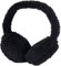 styleBREAKER Damen Ohrschützer aus zotteligem Teddyplüsch - Stylische und warme Earmuffs für kalte Tage 04026071, Farbe:Schwarz