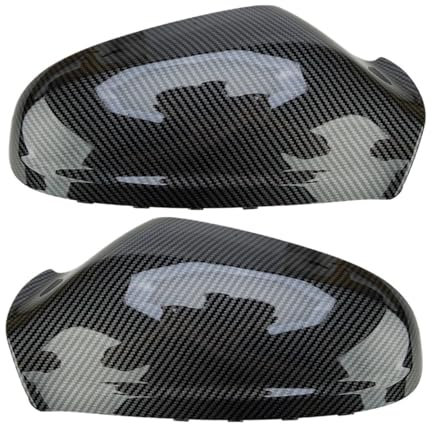 Auto Spiegelkappen 1 Paar Carbon Fiber Schwarz ABS Türflügel Rückspiegel Abdeckkappe Für Opel Für Vauxhall Für Astra H 2004-2013