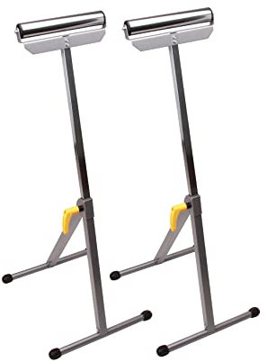 otgerlensker products Servantes d'Atelier à Rouleaux, Lot de 2, Hauteur Réglable 68-108 cm, Capacité 60 kg, Pliables