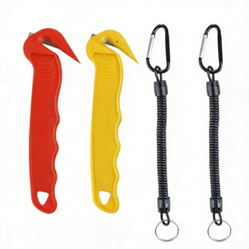 2 PCS Box Cutter with ABS Grip，Box Cutter