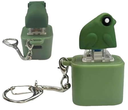 Giocattolo fidget con sensori sonori, luce a forma di rana, ricarica efficiente: decorazione durevole per scuola, ufficio, lezioni e viaggi