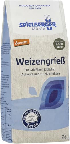 Spielberger Bio Weizengrieß, demeter (6 x 500 gr)