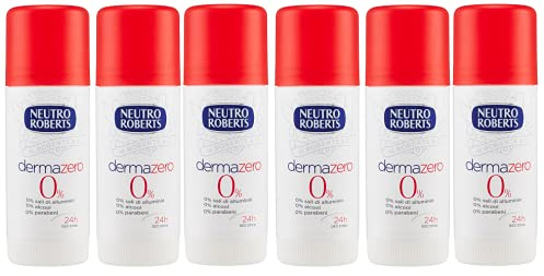 6x Neutro Roberts Dermazero Deodorant Deo Stick Deostick 40 ml
