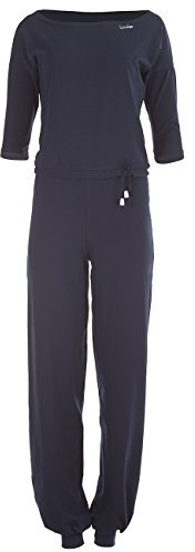 WINSHAPE Damen Jumpsuit WJS2, Fitness Freizeit Sport Yoga Pilates, night-blue