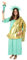 Foxxeo Freiheitsstatue Kostüm für Damen - Größe S bis XXXL - zu Fasching und Karnveval Statue of Liberty Kleid Größe M