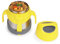 b.box Isolierte Lunchbox mit abnehmbarem Griff/integrierter Gabel, Lemon Sherbet, 1 Stück