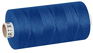 dalipo - Polyester Nähgarn Stärke 30, Polstergarn, 300m, blau